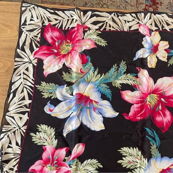 NWT Lauren Ralph Lauren sheer silk scarf